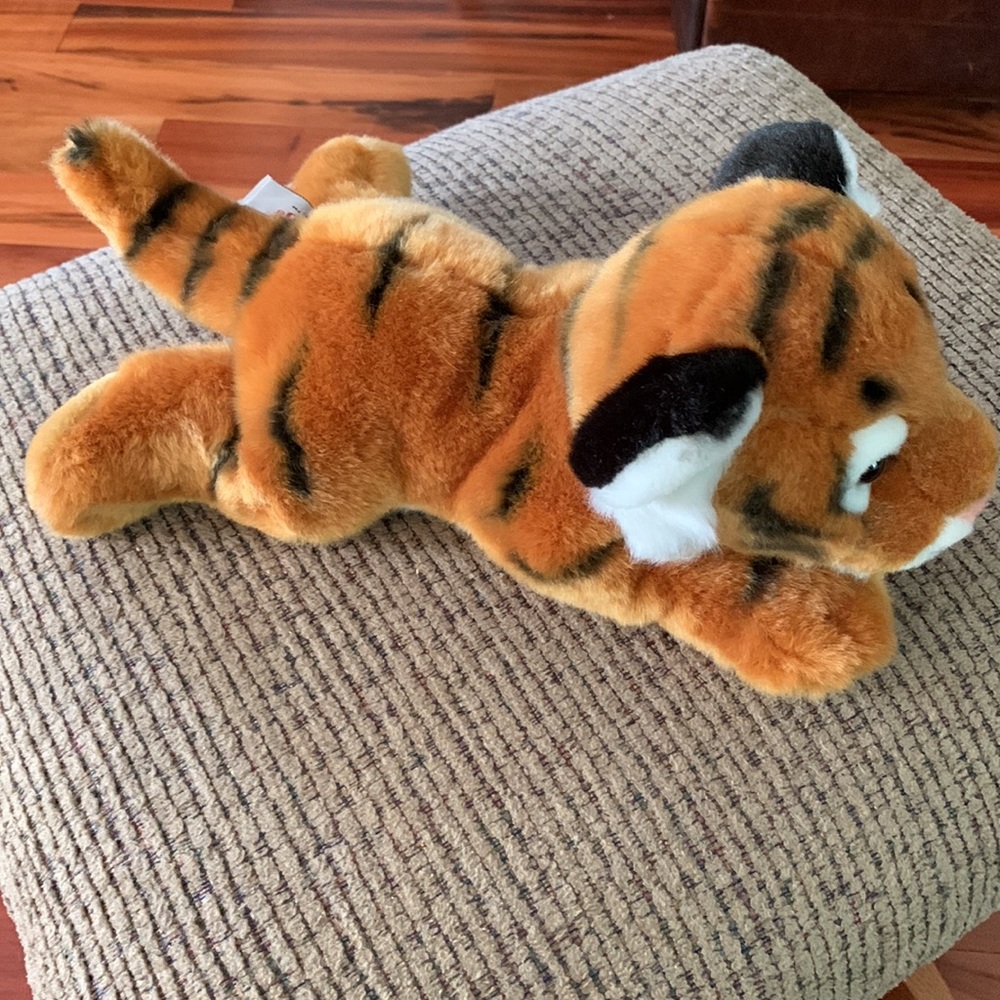 Stuffed plush lion cub